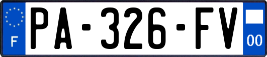 PA-326-FV