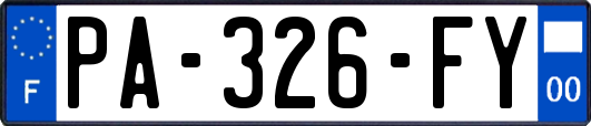 PA-326-FY