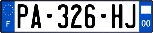 PA-326-HJ