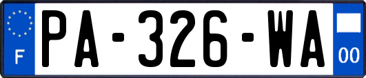 PA-326-WA