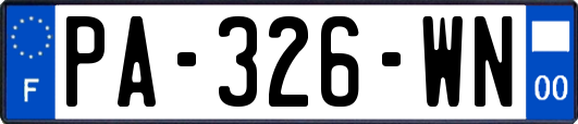 PA-326-WN