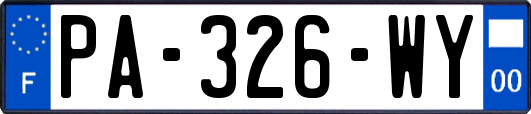 PA-326-WY