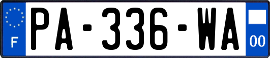 PA-336-WA
