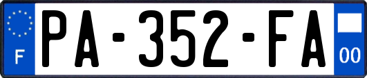 PA-352-FA