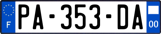 PA-353-DA
