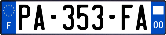 PA-353-FA