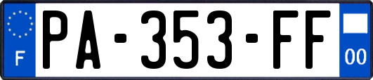 PA-353-FF
