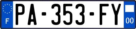 PA-353-FY