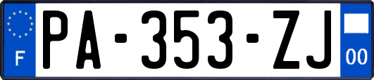 PA-353-ZJ