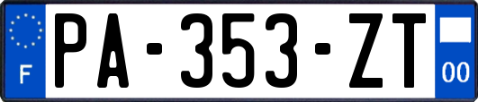PA-353-ZT