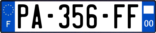 PA-356-FF