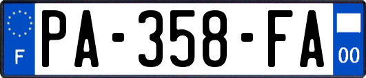 PA-358-FA