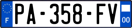 PA-358-FV
