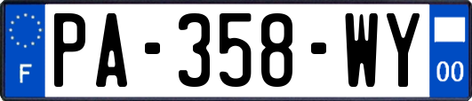 PA-358-WY