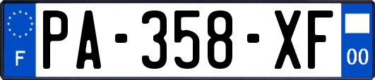PA-358-XF