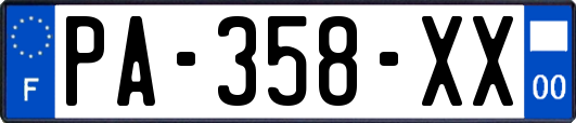 PA-358-XX