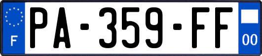 PA-359-FF