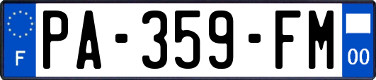 PA-359-FM