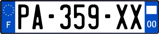 PA-359-XX