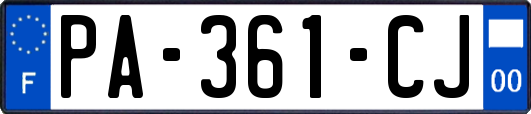 PA-361-CJ
