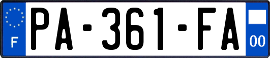 PA-361-FA