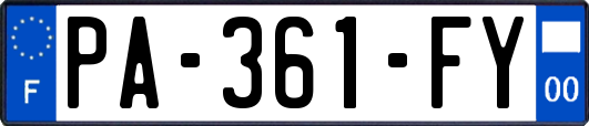 PA-361-FY