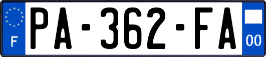 PA-362-FA