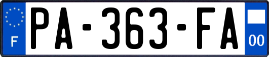 PA-363-FA