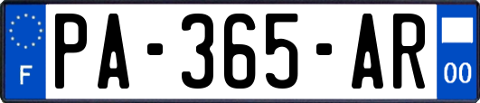 PA-365-AR