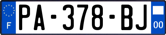 PA-378-BJ