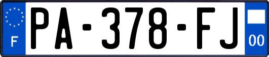 PA-378-FJ