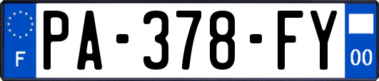 PA-378-FY