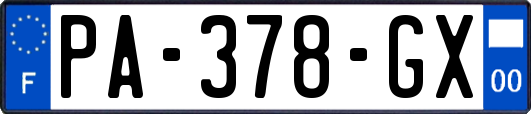 PA-378-GX
