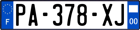 PA-378-XJ