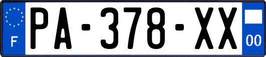 PA-378-XX