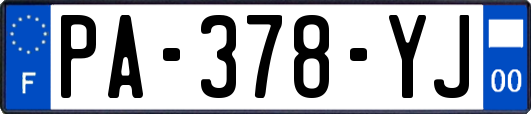 PA-378-YJ