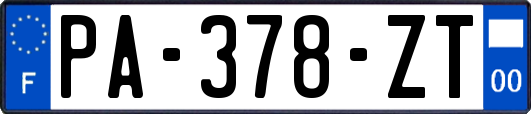 PA-378-ZT