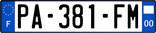 PA-381-FM
