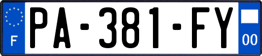 PA-381-FY
