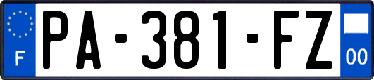 PA-381-FZ