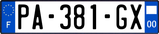 PA-381-GX