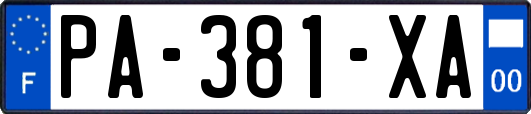 PA-381-XA