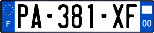 PA-381-XF