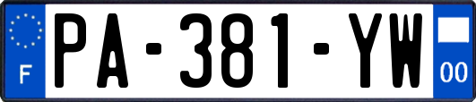 PA-381-YW