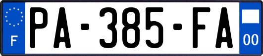 PA-385-FA