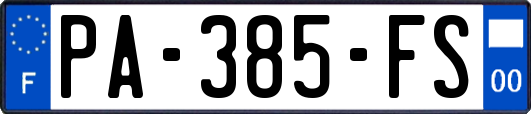 PA-385-FS