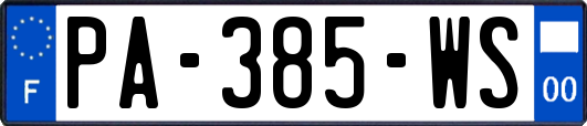 PA-385-WS