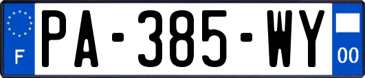 PA-385-WY