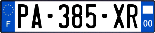 PA-385-XR