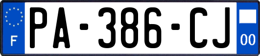 PA-386-CJ